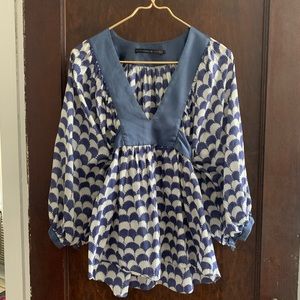 Development by Erica Davies Peasant Top